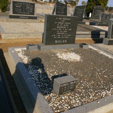 MALAN Francois F. 1912-1992 &amp; Magaretha S. 1919-1980 :: MALAN Jacobus J. 1938-2013