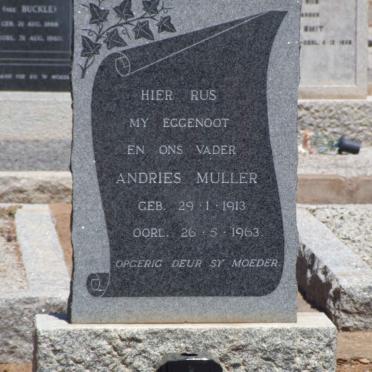 MULLER Andries 1913-1963