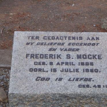MOCKE Frederik S. 1885-1960