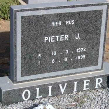 OLIVIER Pieter J. 1922-1999