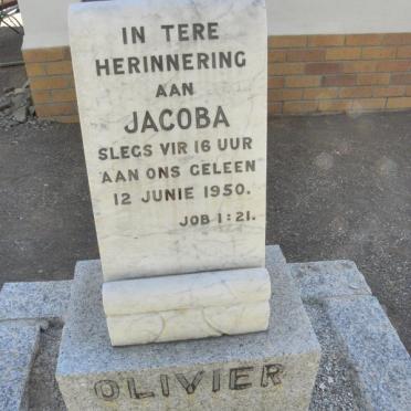 OLIVIER Jacoba 1915-1915