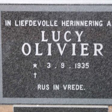 OLIVIER Lucy 1935-