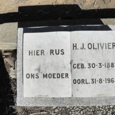 OLIVIER H.J. 1883-1968
