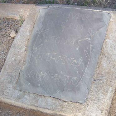 OLIVIER Nicolaas 1923-1970