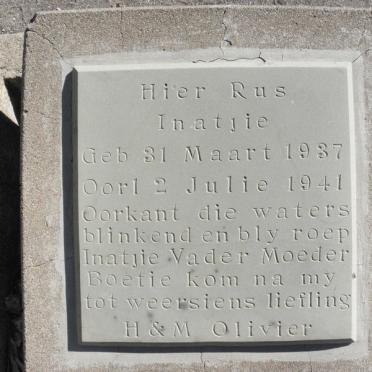 OLIVIER Inatjie 1937-1941