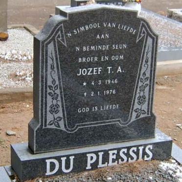 PLESSIS Jozef T.A., du 1946-1976