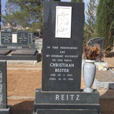 REITZ Christiaan Bester 1930-1982
