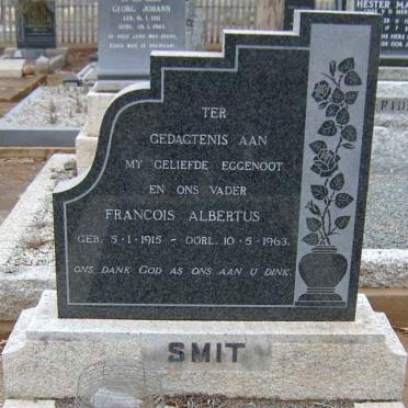 SMIT Francois Albertus 1915-1963