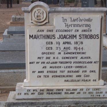 STROBOS Marthinus Joachim 1878-1944