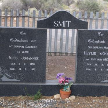 SMIT Jacob Johannes 1893-1972 &amp; Heylie Johanna VAN DER MERWE 1900-1991