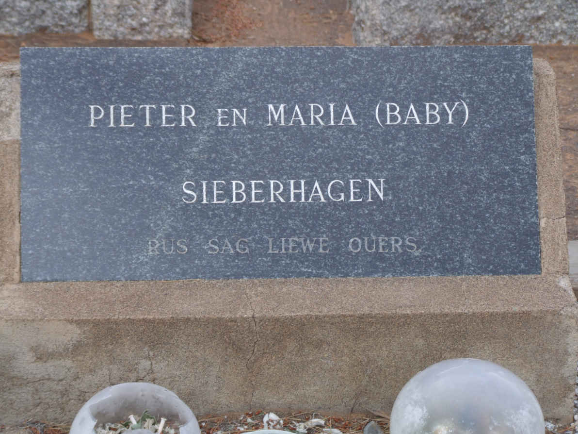 SIEBERHAGEN Pieter & Maria