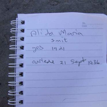 SMIT Alida Maria 1921-1936