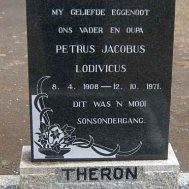 THERON Petrus Jacobus Lodivicus 1908-1971 &amp; Martha Magdalena MALAN 1919-2001