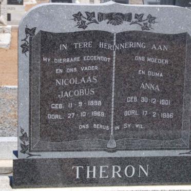 THERON Nicolaas Jacobus 1898-1969 &amp; Anna 1901-1986