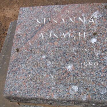 VISAGIE Susanna 1911-1989