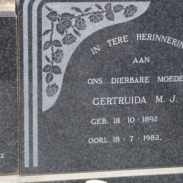 VIVIERS Gertruida M.J. 1892-1982