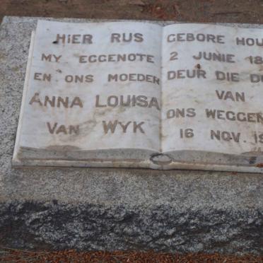 WYK Anna Louisa, van nee HOUGH 1883-1914