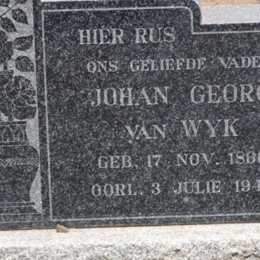 WYK Johan Georg, van 1866-1949