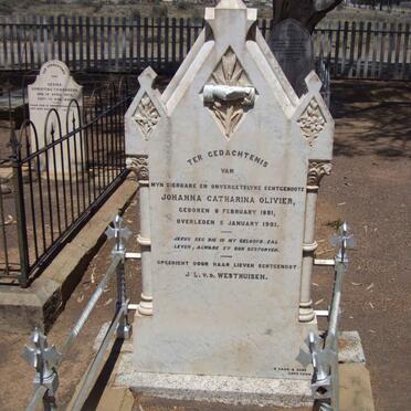 WESTHUISEN Johanna Catharina, v.d. nee OLIVIER 1881-1901