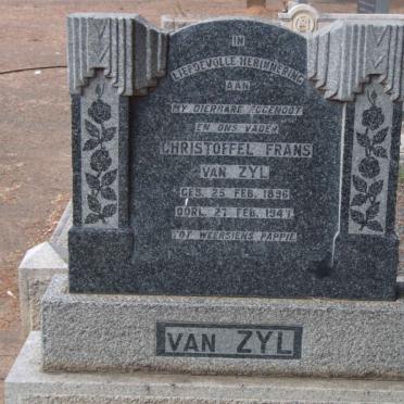 ZYL Christoffel Frans, van 1896-1947