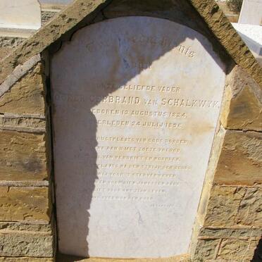 SCHALKWYK Ocker Gerbrand, van 1824-1896 &amp; Beatrix Maria Magdalena IMMELMAN -1880