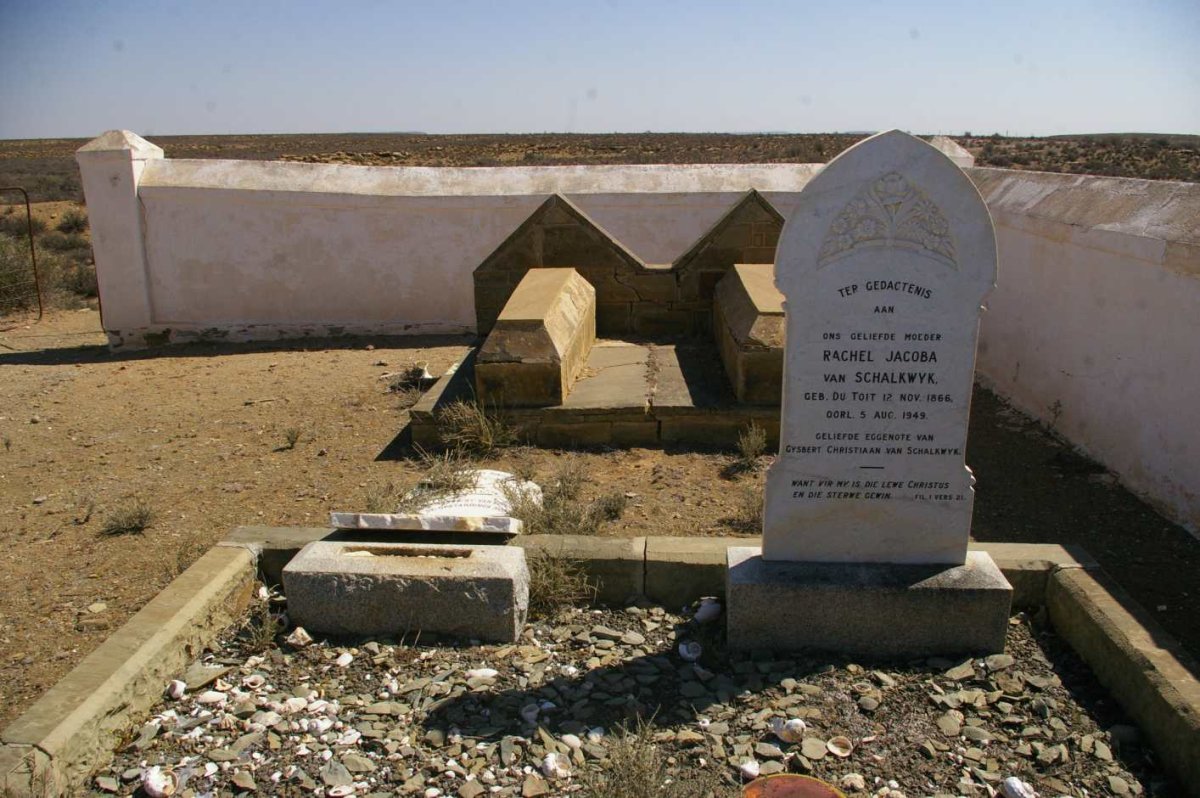 SCHALKWYK Gysbert Christiaan, van 1863-1931 &amp; Rachel Jacoba DU TOIT 1866-1949