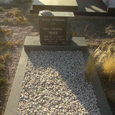 MANS Anna Gertruida 1947-1948