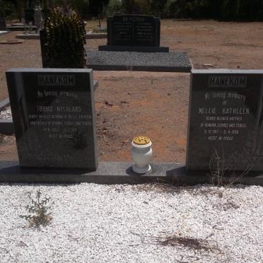 HANEKOM Tobias Nicolaas 1920-1971 &amp; Nellie Kathleen 1917-1990