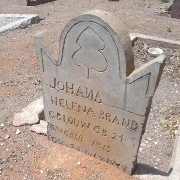 BRAND Johana Helena nee LOUW 1875-1949