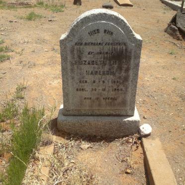 HANEKOM Elizabeth M.H. 1881-1949