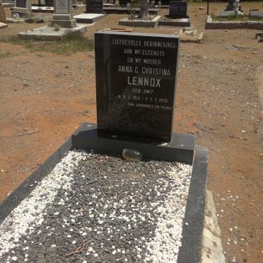 LENNOX Anna Christina 1915-1975