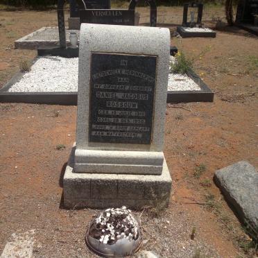 ROSSOUW Daniel Jacobus 1910-1950