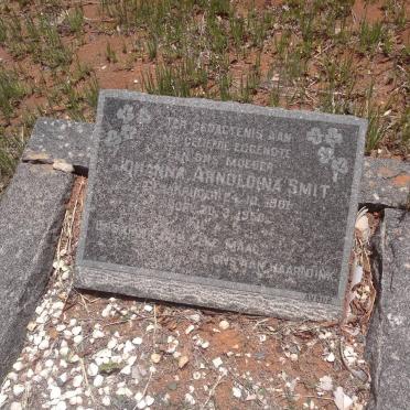 SMIT Johanna Arnoloina nee KRUGER 1901-1958