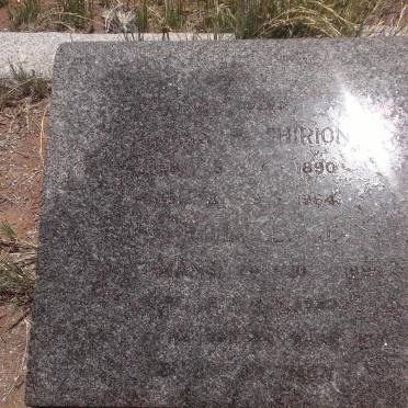 THIRION ? 1890-1964 &amp; Martha Elizabeth Johanna MANS 1890-1950