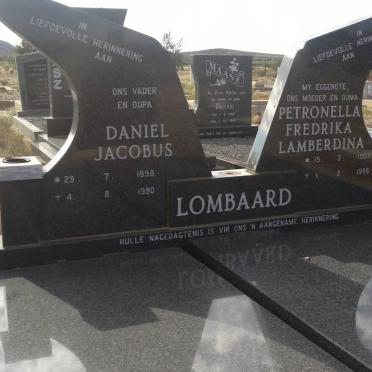LOMBAARD Daniel Jacobus 1898-1990 &amp; Petronella Fredrika Lamberdina 1907-1986