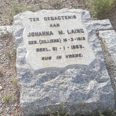 LAING Johanna M. nee CILLIERS 1912-1963