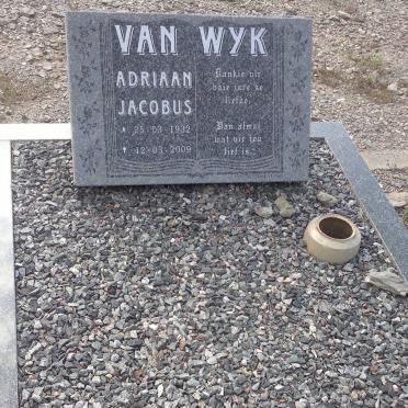 WYK Adriaan Jacobus, van 1932-2009