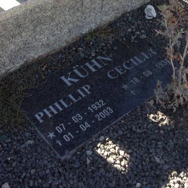 KÜHN Phillip 1932-2003 &amp; Cecilia 1934-