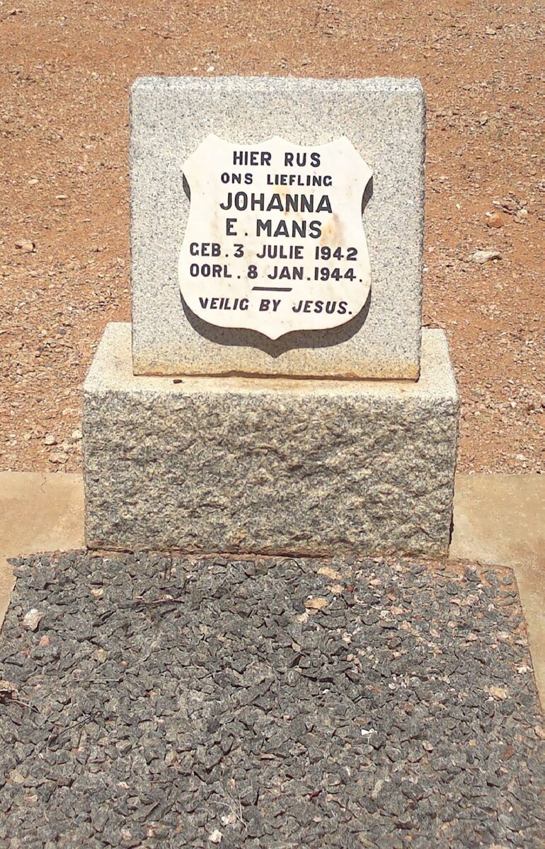 MANS Johanna E. 1942-1944