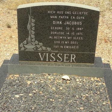 VISSER Dirk Jacobus 1887-1975