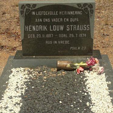 STRAUSS Hendrik Louw 1887-1974