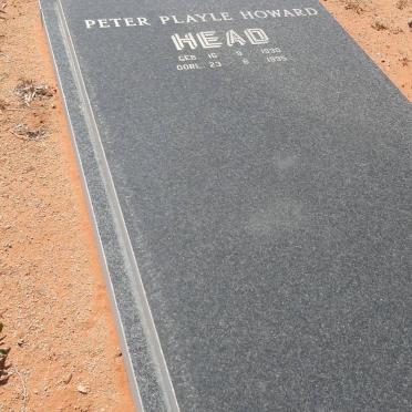 HEAD Peter Playle Howard 1930-1995