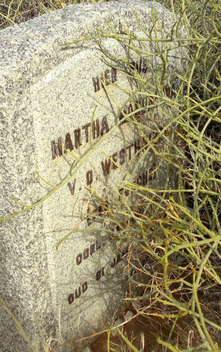 WESTHUIZEN Martha Magdalena, v.d. nee FOUCHE -????