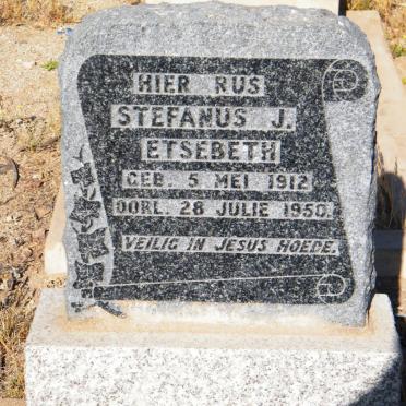 ETSEBETH Stefanus J. 1912-1950
