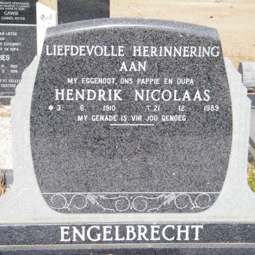 ENGELBRECHT Hendrik Nicolaaas 1910-1989