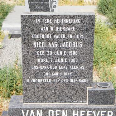 HEEVER Nicolaas Jacobus, van den 1906-1980 &amp; Beatrix Petronella Frederika 1915-2009
