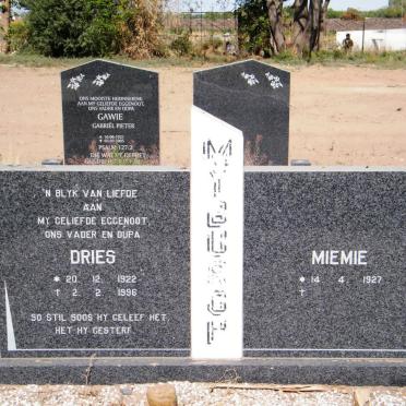 MYBURGH Dries 1922-1996 &amp; Miemie 1927-