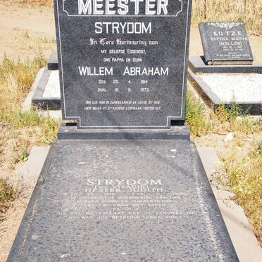 STRYDOM Willem Abraham 1914-1973 &amp; Hester Judith VISAGIE 1915-2006