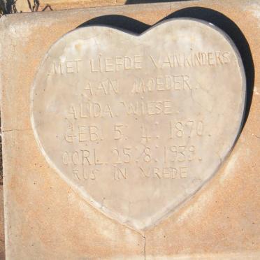 WIESE Alida 1870-1939