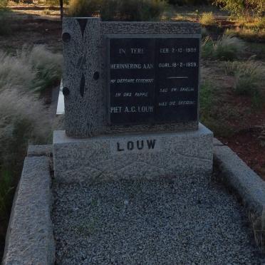 Northern Cape, GORDONIA district, Upington, Sesbrugge, Klipkraal 451_2, farm cemetery